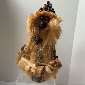 Ken Arensbak 16” Albino Mama Troll Folk Art Vintage Cottage core 5 Arts Studio